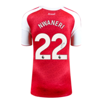 Icons Ethan Nwaneri gesigneerd Arsenal shirt 2025-26
