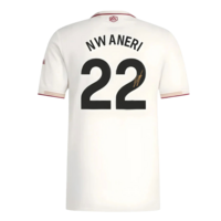 Icons Ethan Nwaneri gesigneerd Arsenal shirt 2025-26