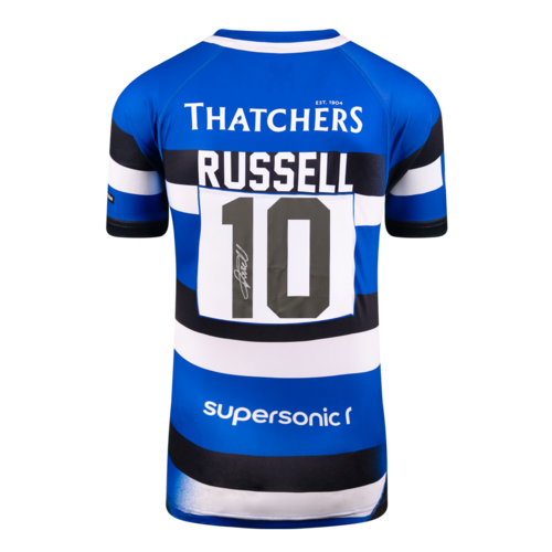 Icons Finn Russell gesigneerd Bath Rugby shirt 2025
