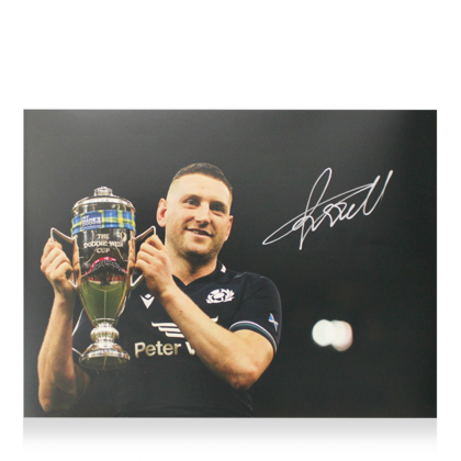 Finn Russell gesigneerde Scotland Rugby foto