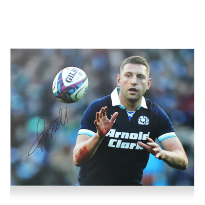 Finn Russell gesigneerde Scotland foto