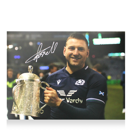 Icons Finn Russell gesigneerde Scotland foto