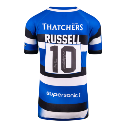 Finn Russell gesigneerd Bath Rugby shirt 2025
