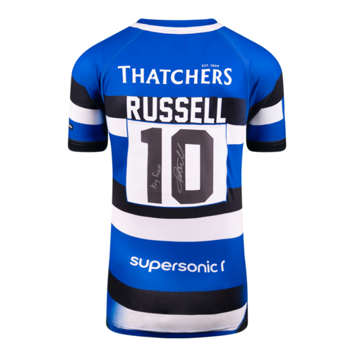 Icons Finn Russell gesigneerd Bath Rugby shirt 2025