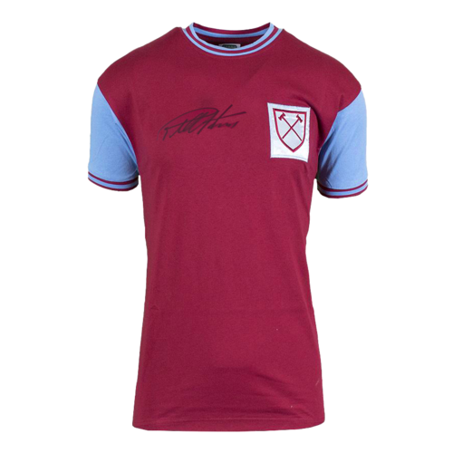 Icons Geoff Hurst gesigneerd West Ham United shirt 1966