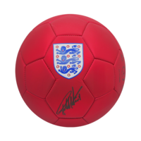 Icons Geoff Hurst gesigneerde voetbal