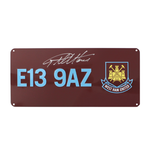 Icons Geoff Hurst gesigneerd memorabilia