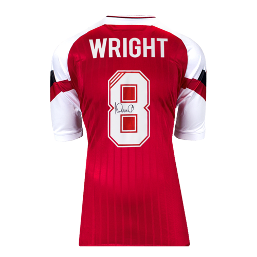 Icons Ian Wright gesigneerd Arsenal shirt 1992-93