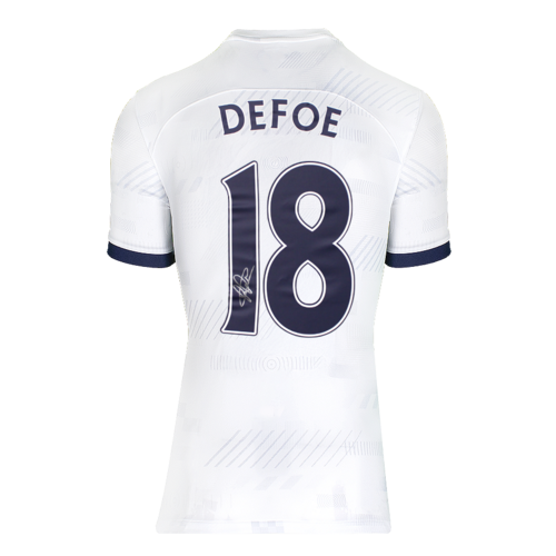 Icons Jermain Defoe gesigneerd Tottenham Hotspur shirt 2023-24