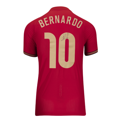 Icons Bernardo Silva gesigneerd Portugal shirt 2020