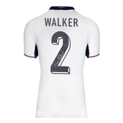 Kyle Walker gesigneerd Engeland shirt 2024