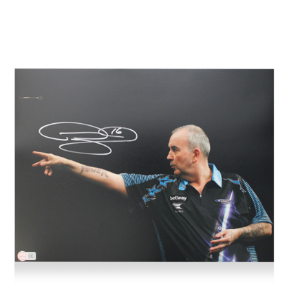 Phil Taylor gesigneerde foto