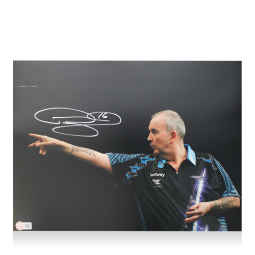 Icons Phil Taylor gesigneerde foto