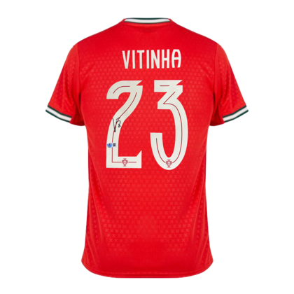Vitinha gesigneerd Portugal shirt 2025