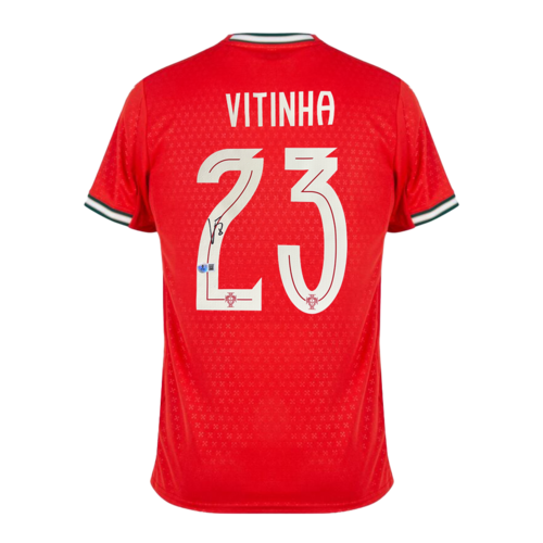 Icons Vitinha gesigneerd Portugal shirt 2025