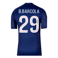 Icons Bradley Barcola gesigneerd Paris Saint-Germain shirt 2025-26