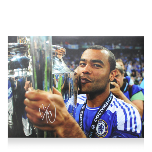 Icons Ashley Cole gesigneerde Chelsea foto