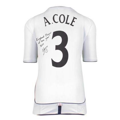 Ashley Cole gesigneerd Engeland shirt 2002