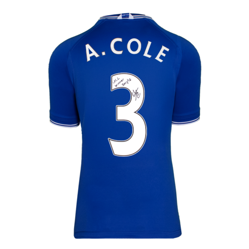 Icons Ashley Cole gesigneerd Chelsea retro shirt 2000