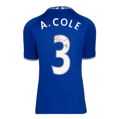 Icons Ashley Cole gesigneerd Chelsea retro shirt 2000