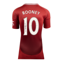 Icons Wayne Rooney gesigneerd Manchester United shirt 2024-25