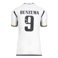 Icons Karim Benzema gesigneerd Real Madrid CF shirt 2023-24