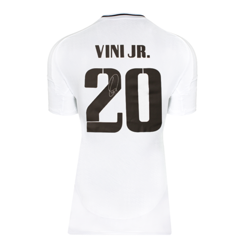 Icons Vinicius Jr gesigneerd Real Madrid CF shirt 2024-25