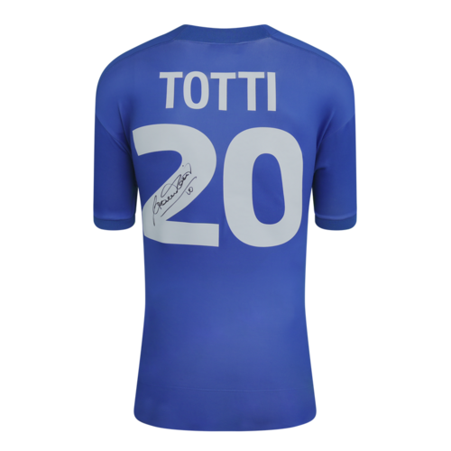 Icons Francesco Totti gesigneerd Italië shirt 1998-99