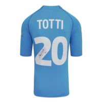 Icons Francesco Totti gesigneerd Italië shirt 2000-01