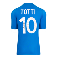 Icons Francesco Totti gesigneerd Italië shirt 2002