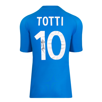 Francesco Totti gesigneerd Italië shirt 2002
