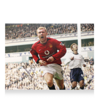 Icons Paul Scholes gesigneerde Manchester United foto
