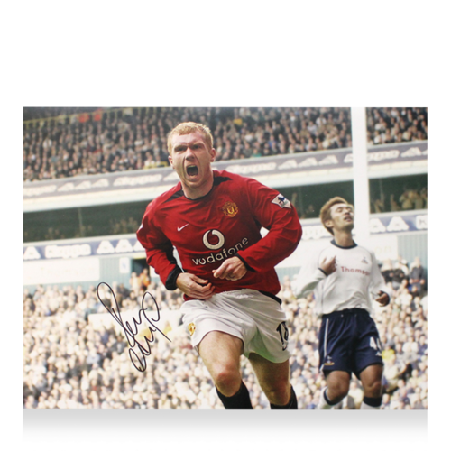 Icons Paul Scholes gesigneerde Manchester United foto