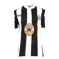 Icons Faustino Asprilla gesigneerd Newcastle United shirt 1995-96