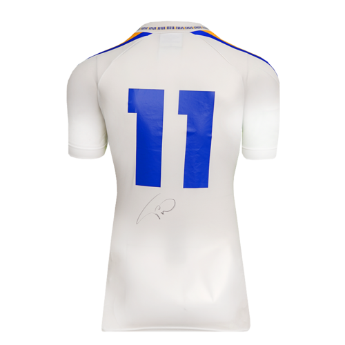 Icons Faustino Asprilla gesigneerd Parma shirt 1992-93