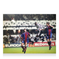 Icons Faustino Asprilla gesigneerde Newcastle United foto