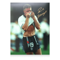 Icons Paul Gascoigne gesigneerde Engeland foto