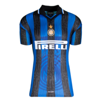 Icons Javier Zanetti gesigneerd Internazionale shirt 1998