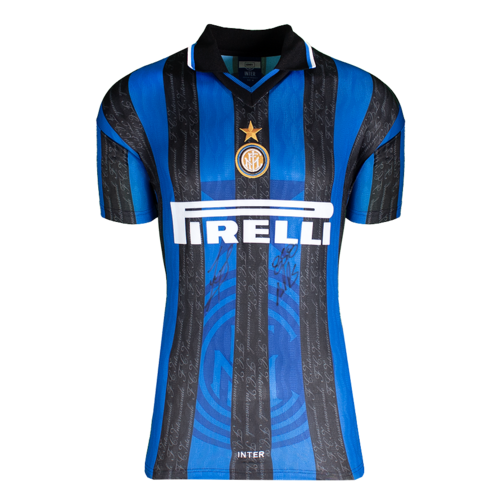 Icons Javier Zanetti gesigneerd Internazionale shirt 1998