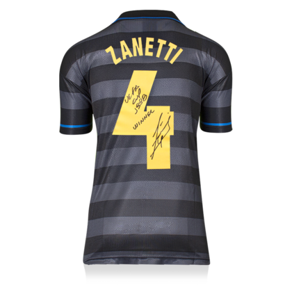 Javier Zanetti gesigneerd Internazionale shirt 1998