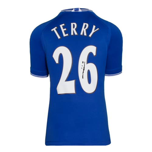 Icons John Terry gesigneerd Chelsea shirt 2000