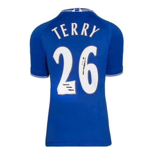 Icons John Terry gesigneerd Chelsea shirt 2000
