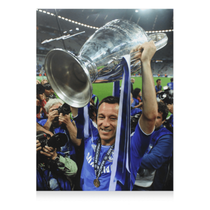 John Terry gesigneerde Chelsea foto
