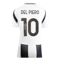 Icons Alessandro Del Piero gesigneerd Juventus shirt 2024-25