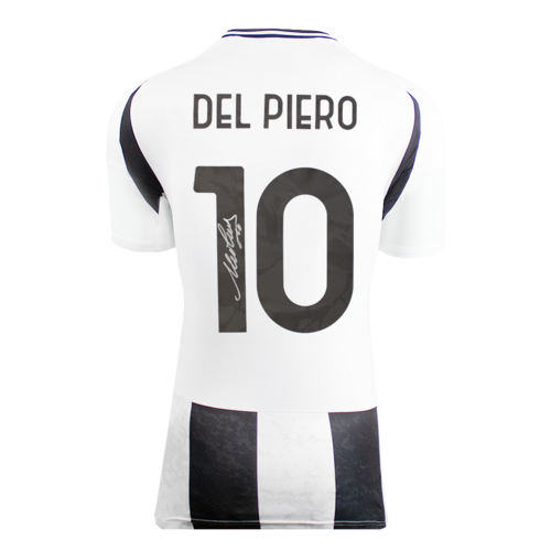 Icons Alessandro Del Piero gesigneerd Juventus shirt 2024-25
