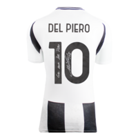 Icons Alessandro Del Piero gesigneerd Juventus shirt 2024-25