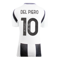 Icons Alessandro Del Piero gesigneerd Juventus shirt 2024-25