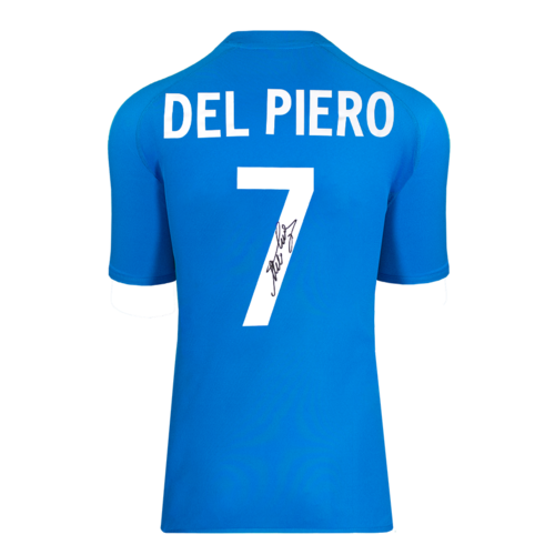 Icons Alessandro Del Piero gesigneerd Italië shirt 2002