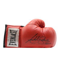 Icons Anthony Joshua gesigneerde bokshandschoen