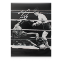 Icons Barry McGuigan gesigneerde foto
